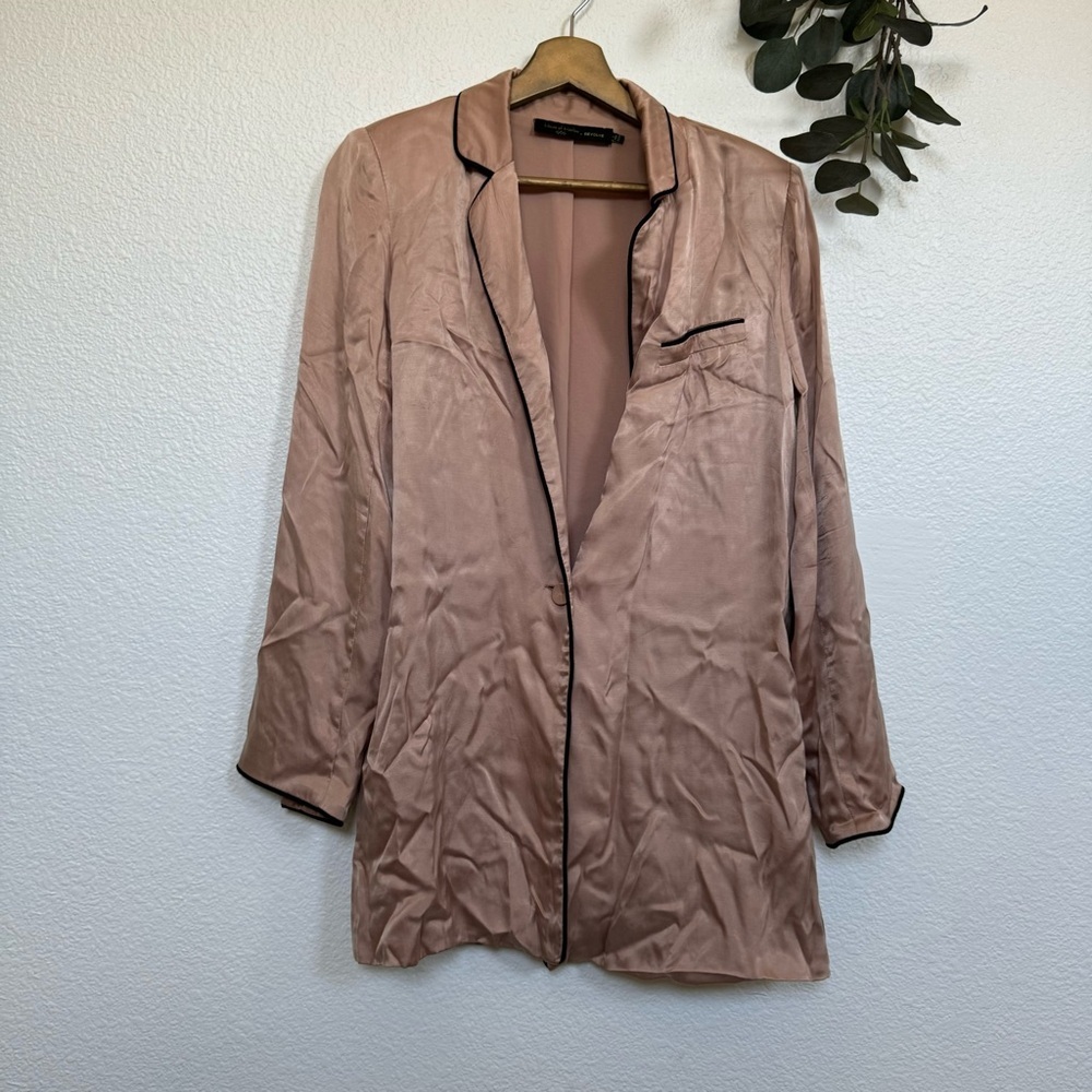 House of Harlow 1960 x Revolve Hollis Satin Jacket S - Picture 3 of 8